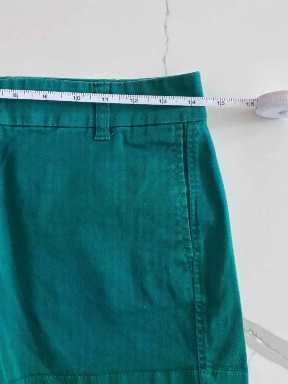 J.Crew Green Chino Shorts